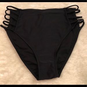 Black High Waisted Swim (bottoms)